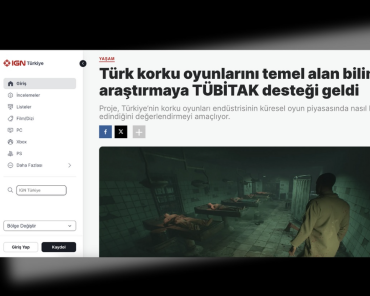 Projemiz oyun medyasında yer aldı